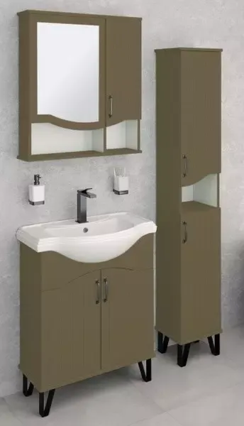 Мебель для ванной «Runo» Марсель 65 бежевая