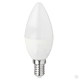 FORZA Лампа светодиодная С37 5 Вт, Е14, 420 Лм, 4000 К, 175-265 В, Ra>80, IRF <5% #1