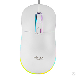 FORZA Компьютерная мышь проводная Lumy, 800/1200/1600/2400 DPI, подсветка #1