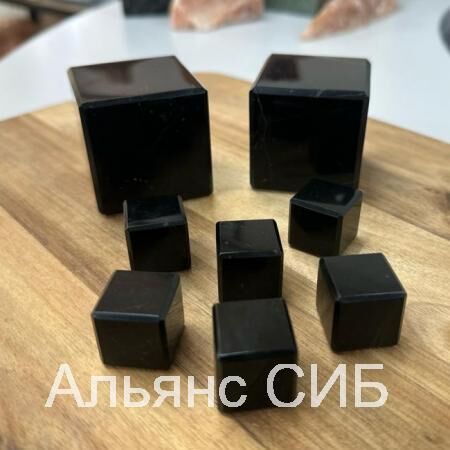 Кубики Нефрит черный, набор 8 шт 2