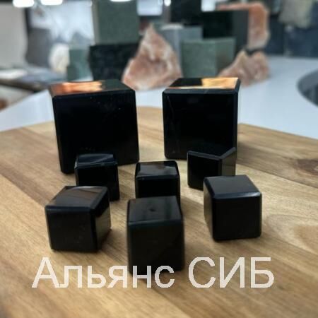 Кубики Нефрит черный, набор 8 шт 3