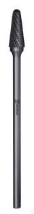Твердосплавная борфреза по металлу тип L сфероконическая удлиненная 16х33 L150 М6 мм двойная насечка #1