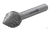 Твердосплавная борфреза по металлу тип J коническая 60° 3х3 М3 мм двойная насечка #2