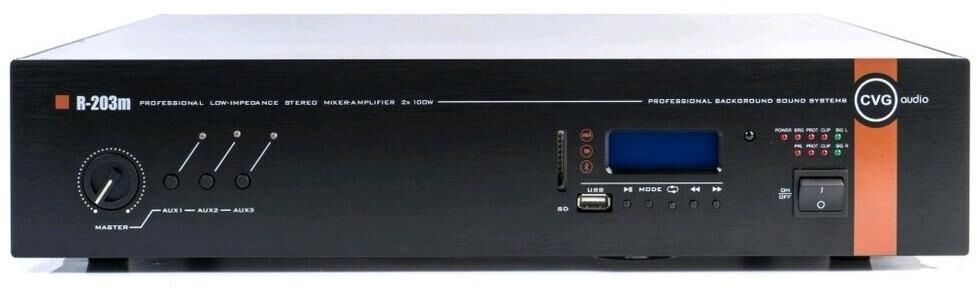 CVGaudio R-203 профессиональный двухканальный стереофонический микшер-усилитель