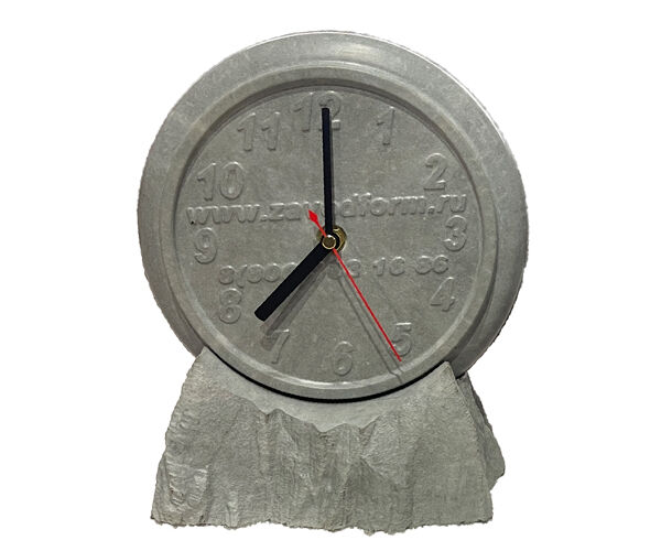 Круглые часы «ZavodForm» №2 бетонные