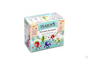 Чай TeaJoy`S черный зимнее ассорти 5 вкусов 50х2 (в коробке 12 шт) #1
