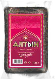 Чай Алтын Каркаде мягкая упаковка 100 (в коробке 20 шт) 