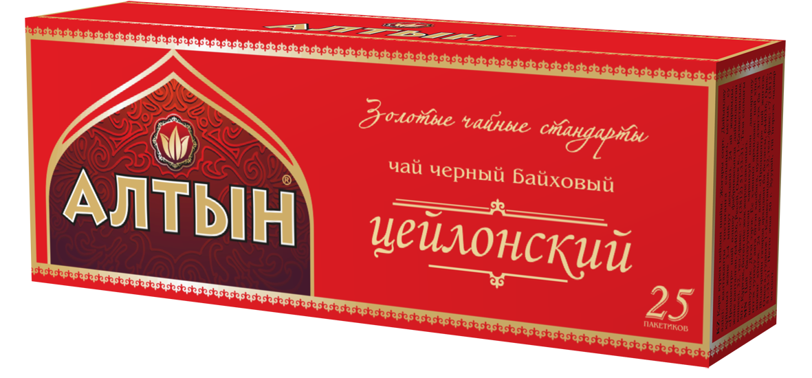 Чай Алтын черный в пачке 25х2,0 (в коробке 21 шт)