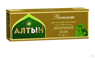 Чай Алтын Премиум Зеленый Молочный улун 25х2,0 (в коробке 21 шт) 