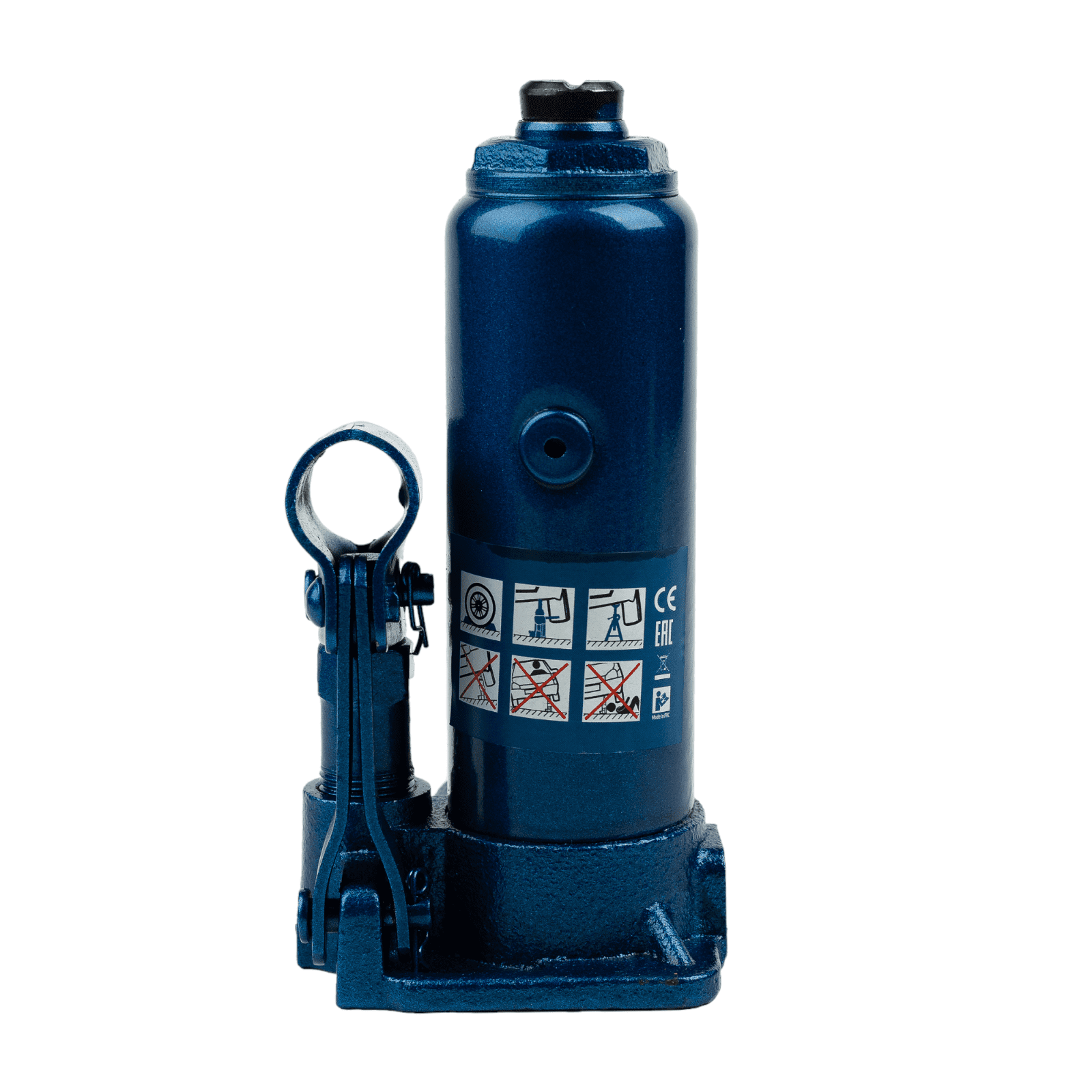 Домкрат гидравлический бутылочный, 2 т, H подъема 181-345 мм, в пластиковый кейсе, Stels 5
