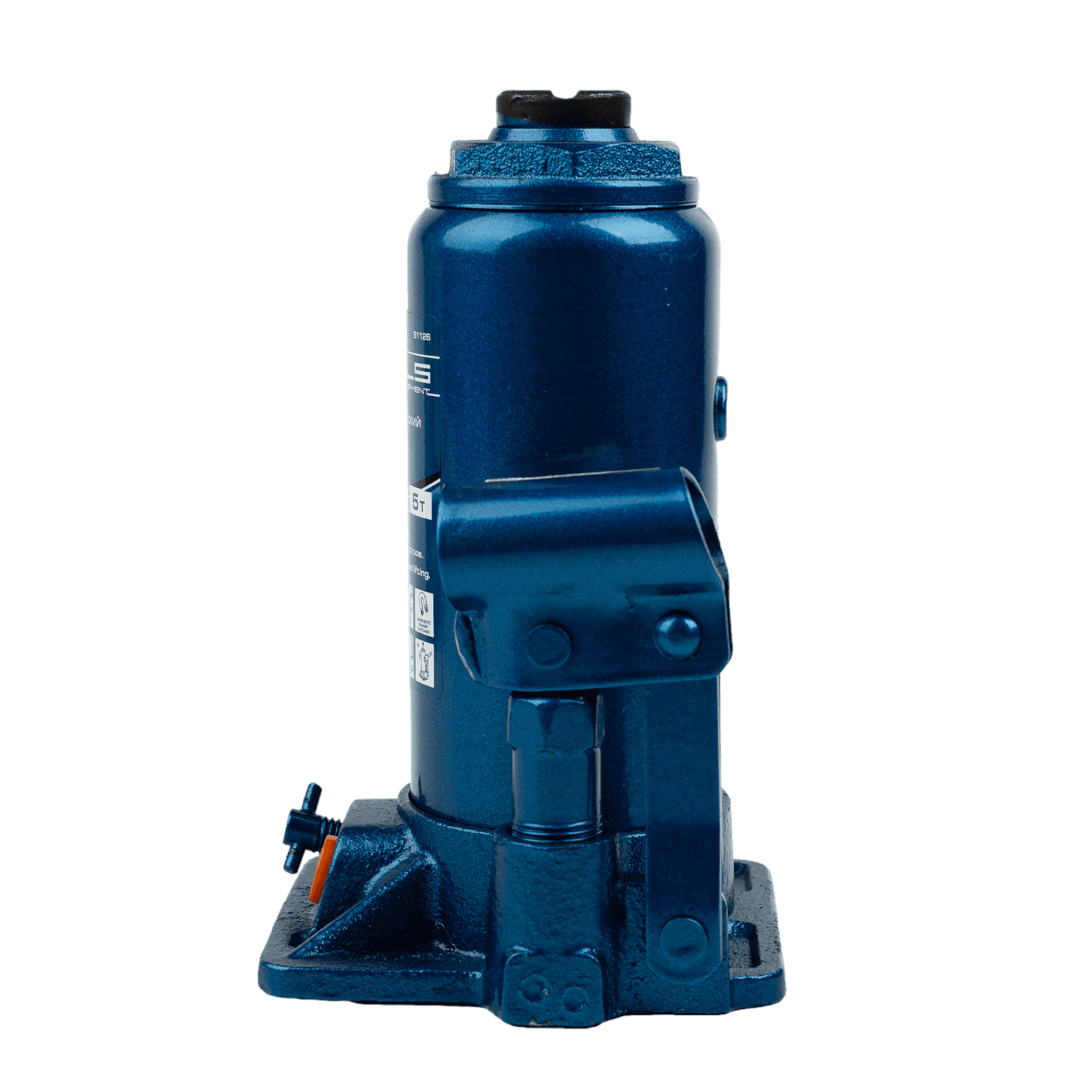 Домкрат гидравлический бутылочный, 5 т, H подъема 197-382 мм, в пластиковом кейсе Stels 2