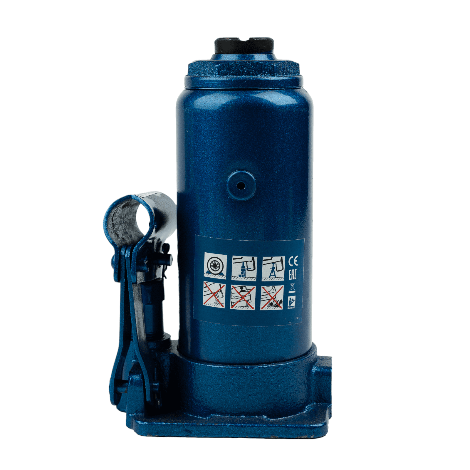 Домкрат гидравлический бутылочный, 5 т, H подъема 197-382 мм, в пластиковом кейсе Stels 3
