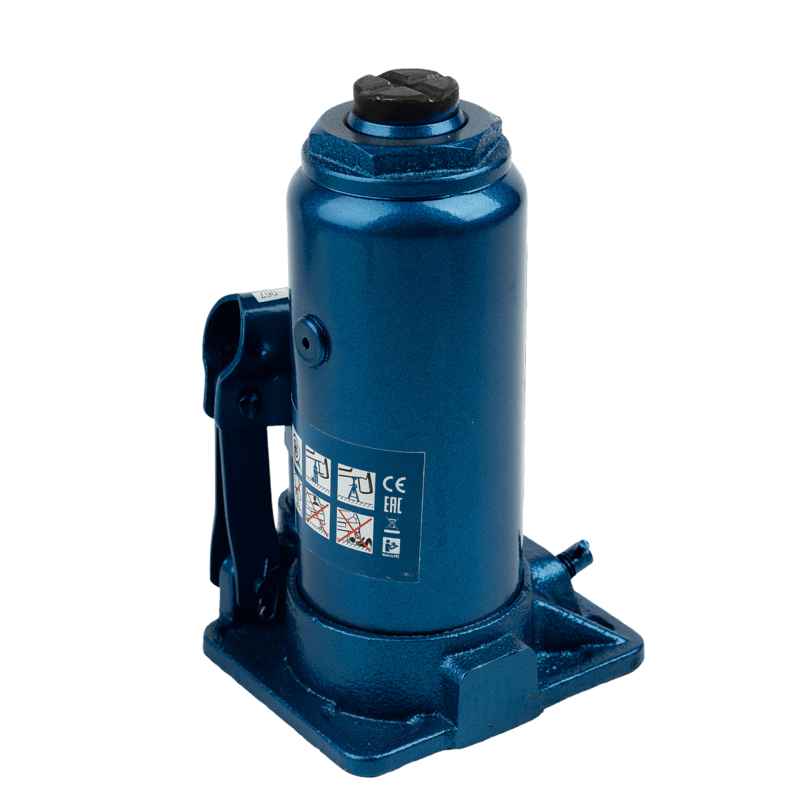 Домкрат гидравлический бутылочный, 5 т, H подъема 197-382 мм, в пластиковом кейсе Stels 4