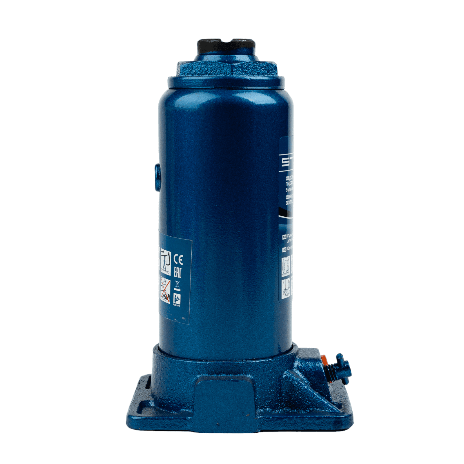 Домкрат гидравлический бутылочный, 5 т, H подъема 197-382 мм, в пластиковом кейсе Stels 5