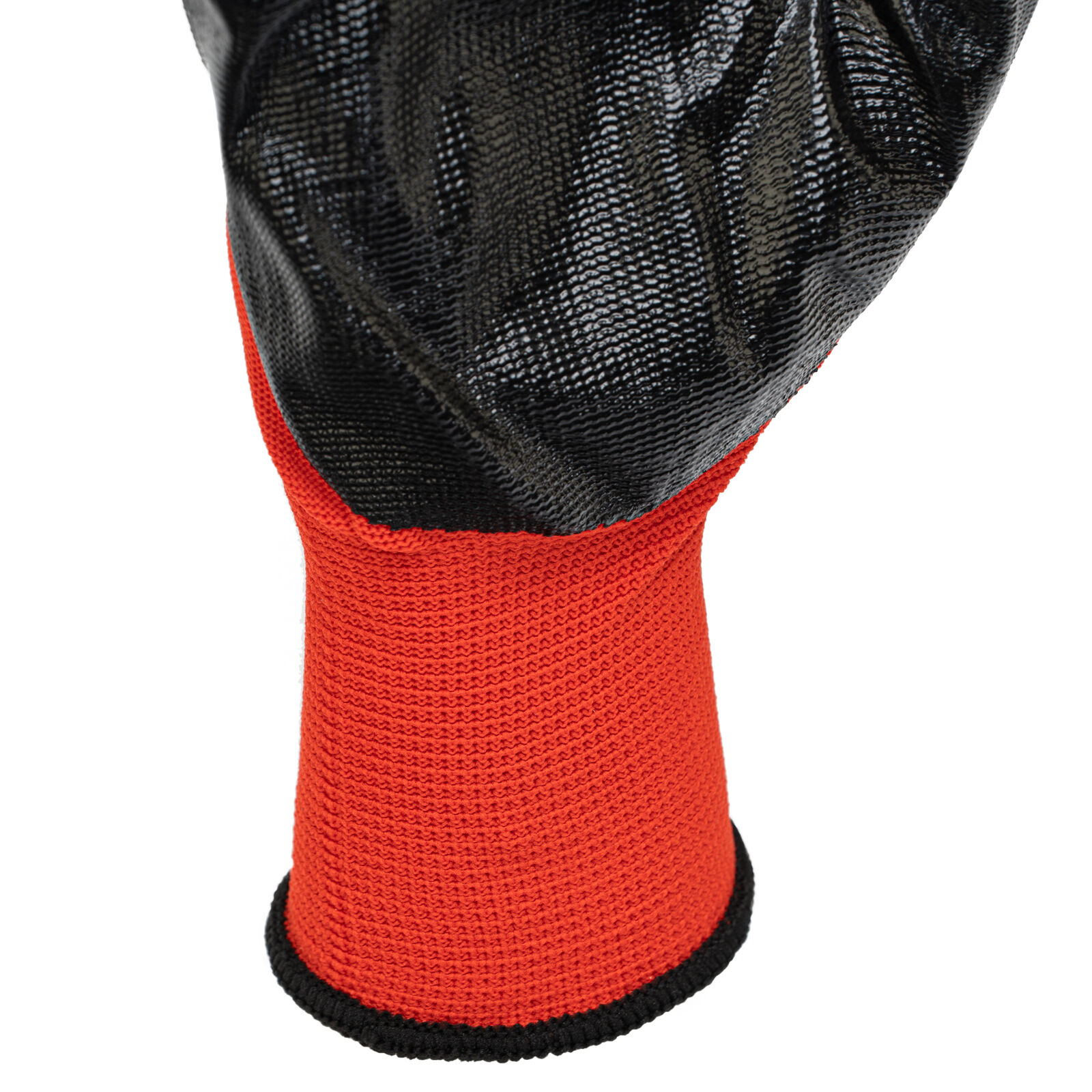 Перчатки полиэфирные с чёрным нитрильным покрытием, размер 9, 13 класс вязки// Stels 5