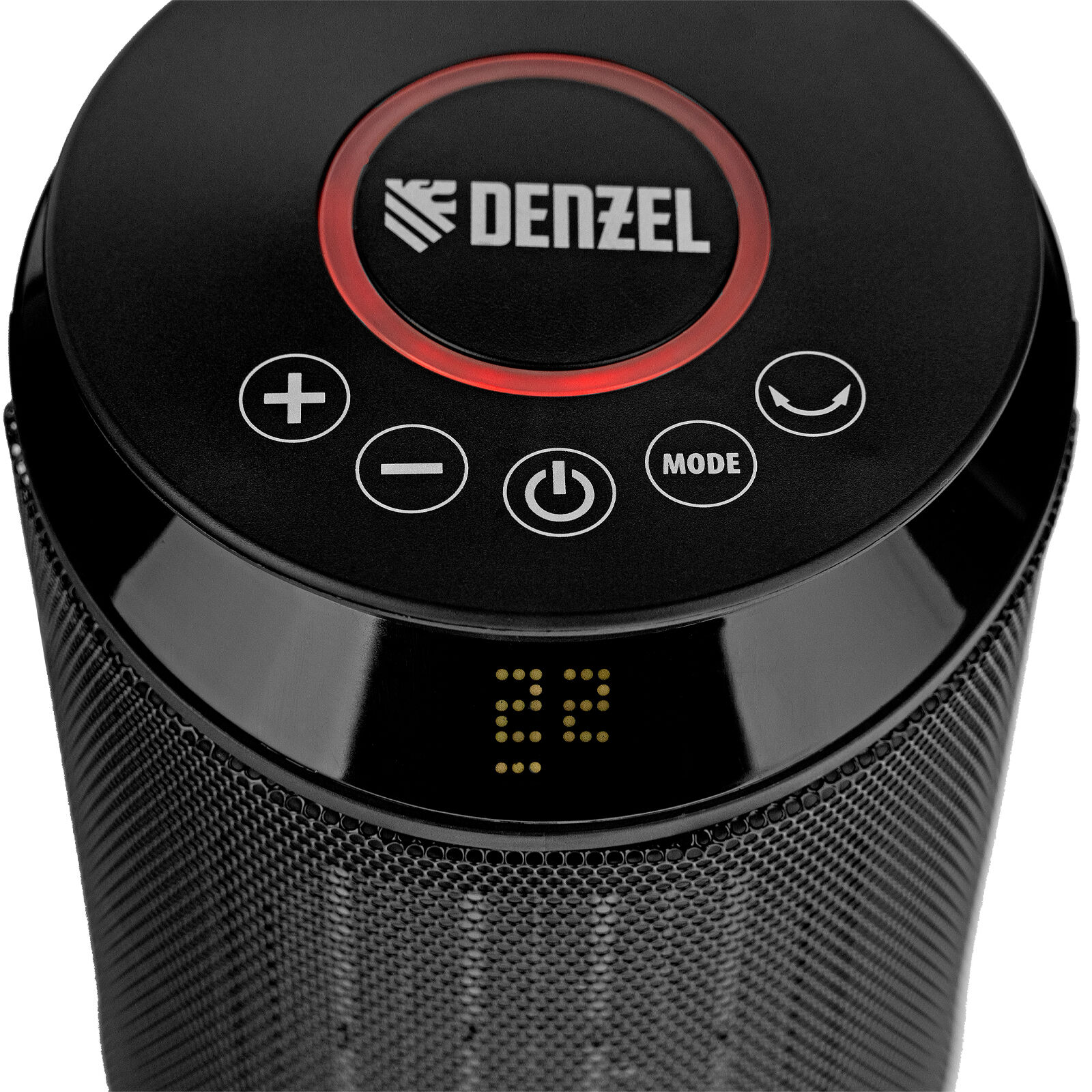 Тепловентилятор керамический DTFC-2000X, 2 кВт, wi-fi, пульт, динамик, вращение, 3 реж. // Denzel 7