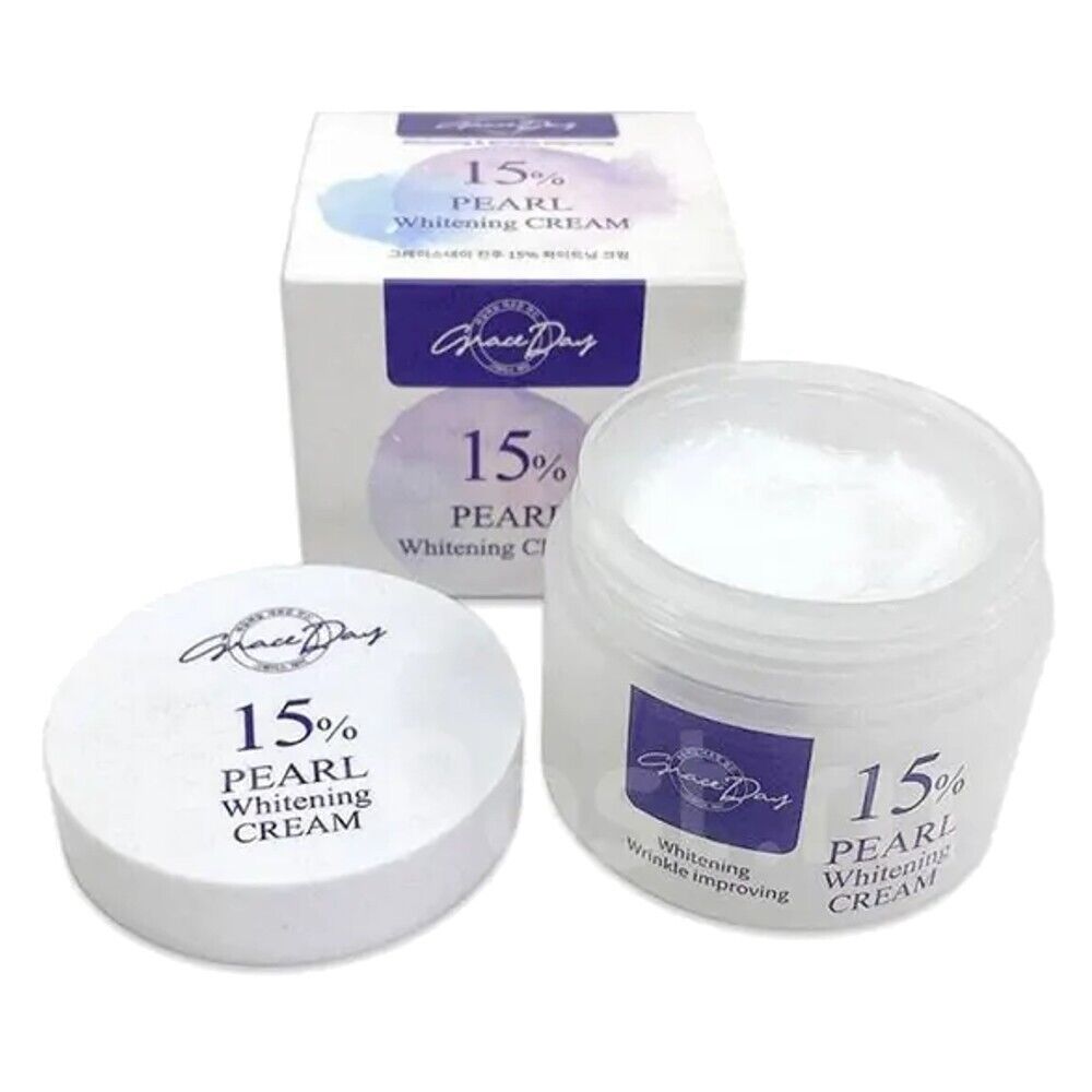 Осветляющий крем с жемчужной пудрой Grace Day Pearl 15% Whitening Cream