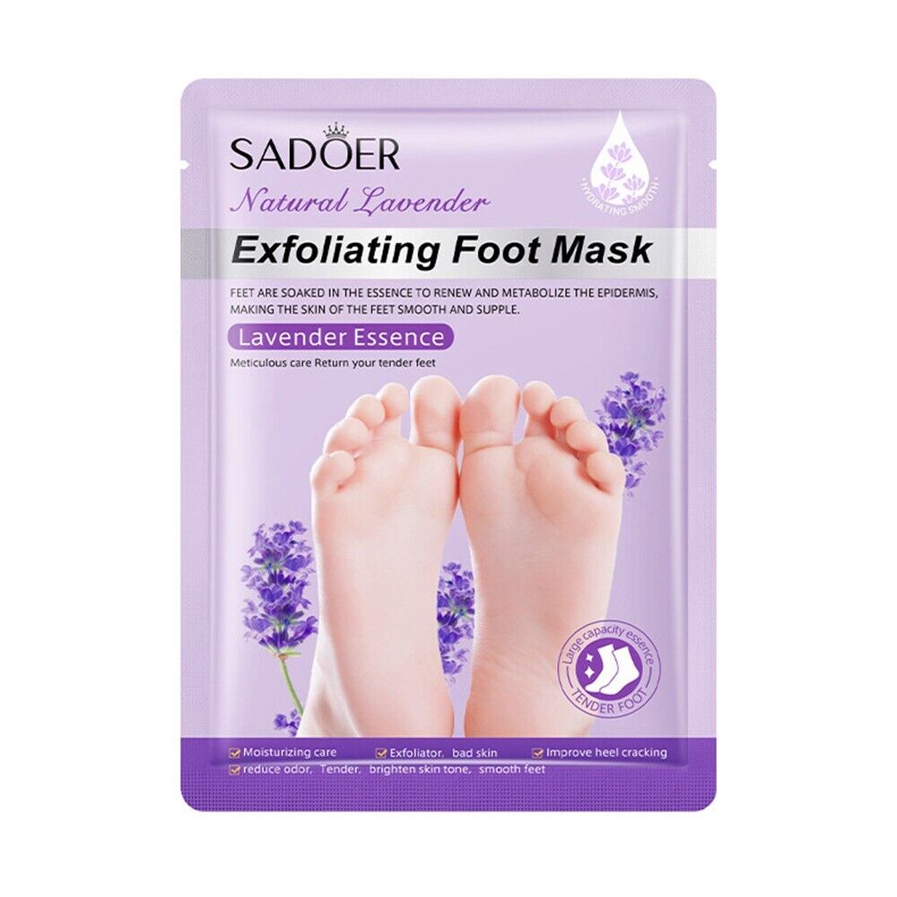 Пилинг-носочки с маслом лаванды Sadoer Exfoliating Foot Mask Lavender Essence