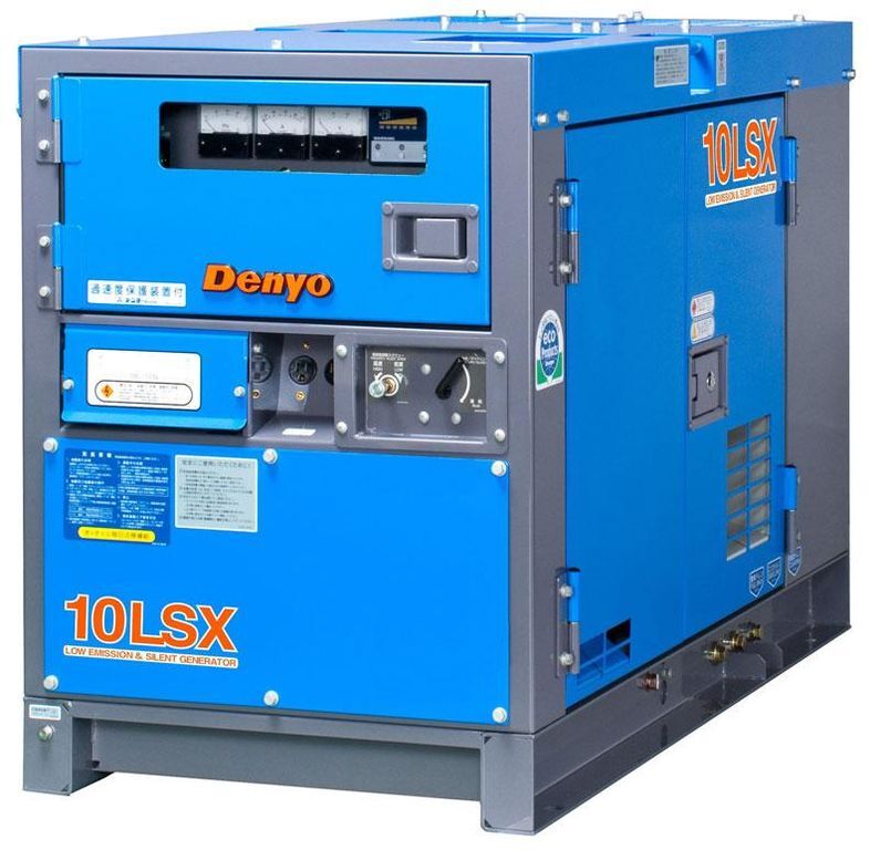 Дизельный генератор Denyo DCA-10LSX мощностью 8 кВт