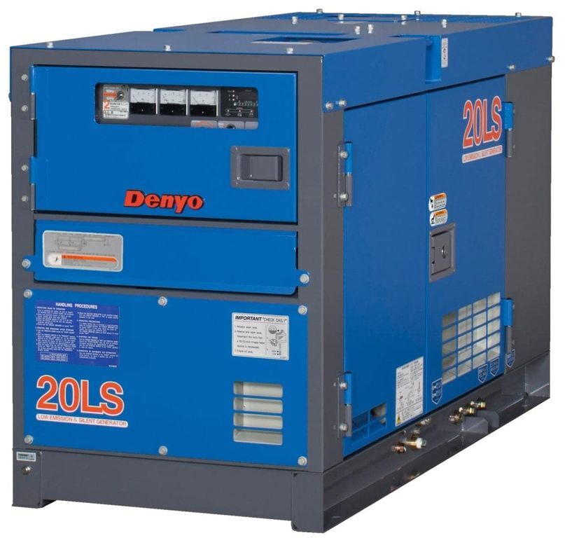 Дизельный генератор Denyo DCA-20LSK мощностью 13,6 кВт