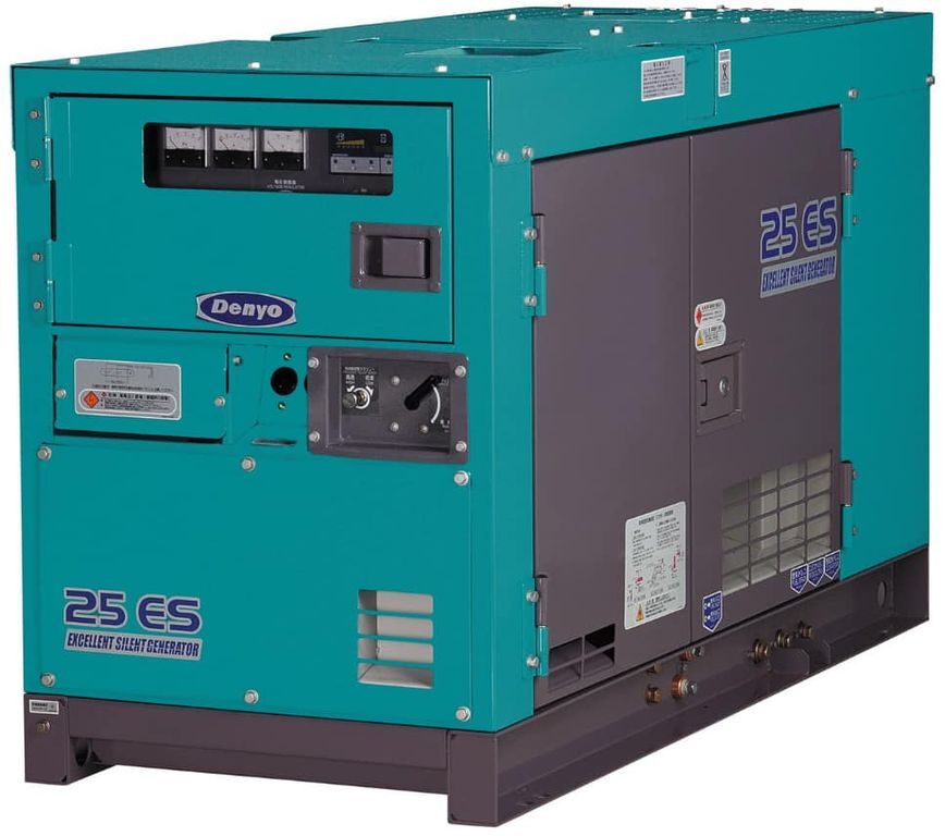 Дизельный генератор Denyo DCA-25ESK 16 кВт 220/380 В