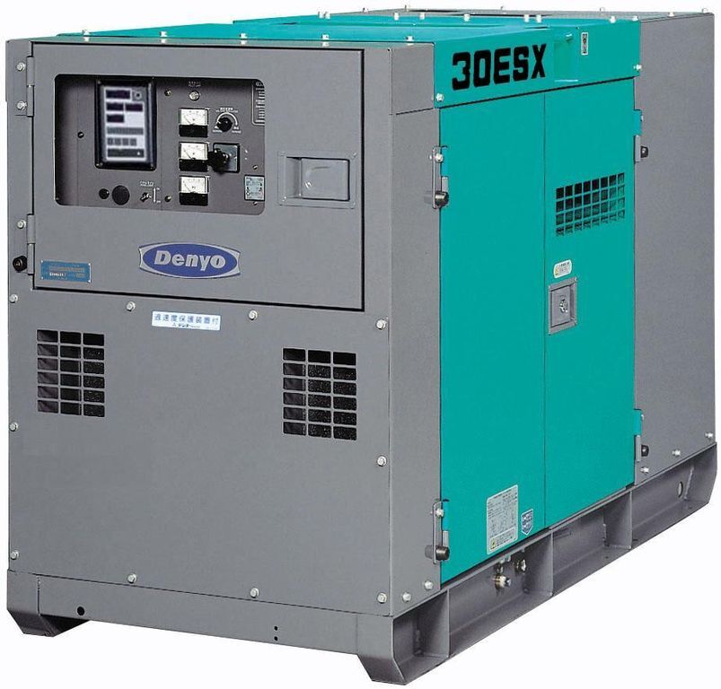 Дизельный генератор Denyo DCA-30ESX мощностью 19,2 кВт