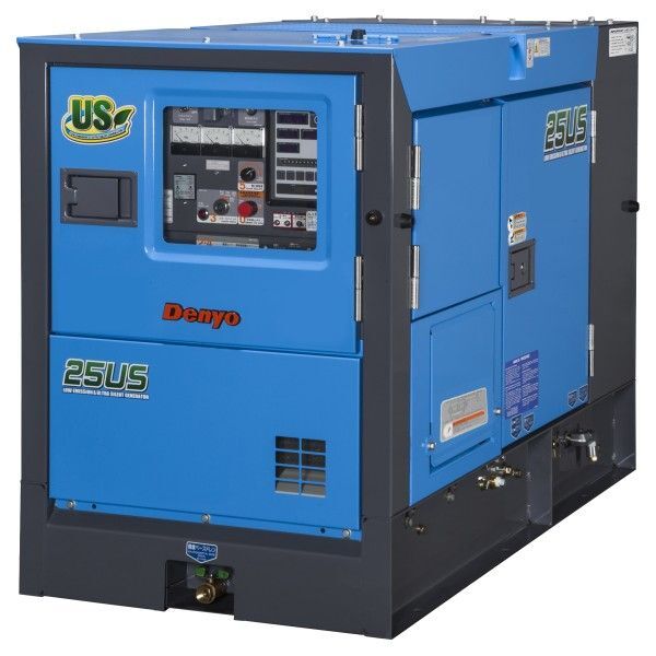 Дизельный генератор Denyo DCA-25USIE 1p мощностью 11,5 кВт