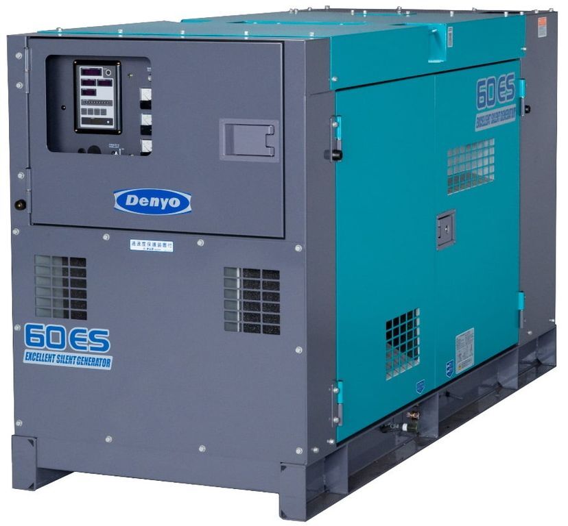 Дизельный генератор Denyo DCA-60ESI2 мощностью 40 кВт