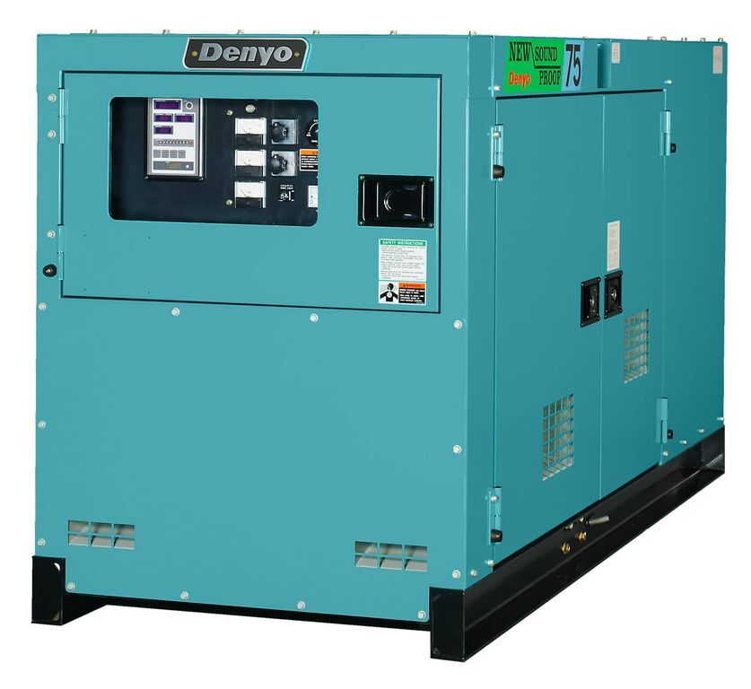 Дизельный генератор Denyo DCA-75SPI мощностью 52 кВт