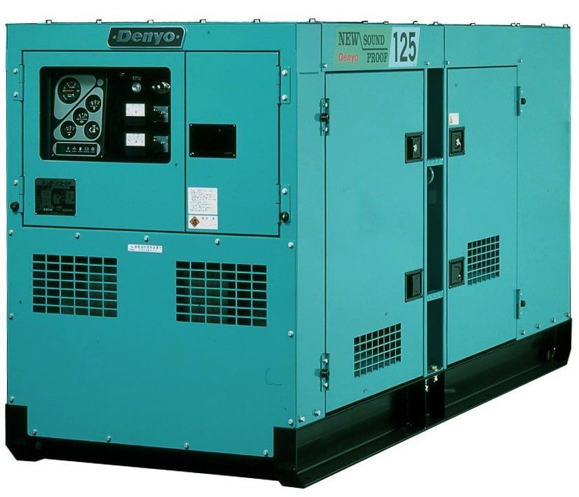 Дизельный генератор Denyo DCA-125SPK3 мощностью 80 кВт