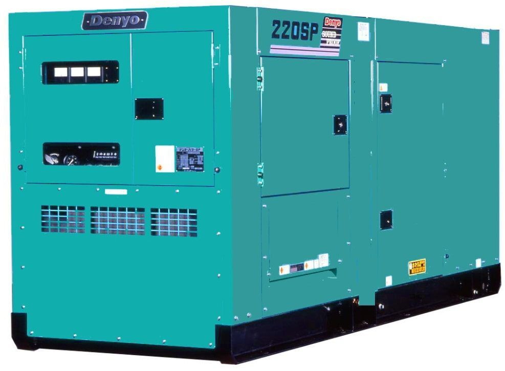 Дизельный генератор Denyo DCA-220SPK3 мощностью 160 кВт
