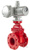 Задвижка клиновая 30ч939р с обрезиненным клином красная DN.RU-300-16-GGG50-EPDM-F4-RED Ду300 Ру16 T110-120°C 380В #1