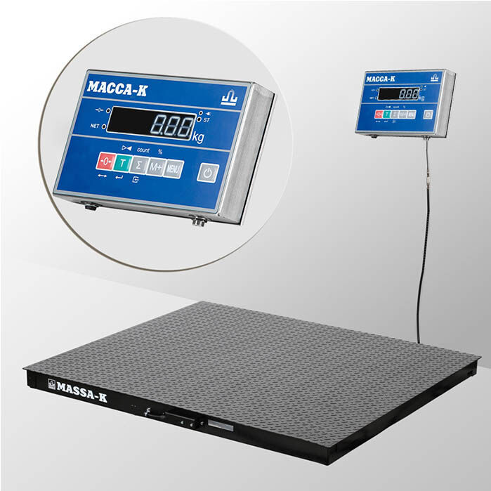 Платформенные весы МАССА-К Весы электронные 4D-PM-15/12-3000-AB