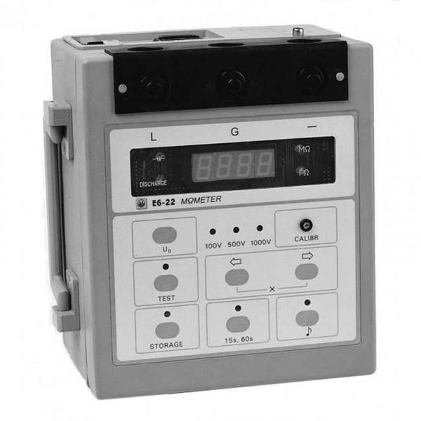 Измерители сопротивления электроизоляции (мегаомметры) МНИПИ Мегаомметр Е6-23