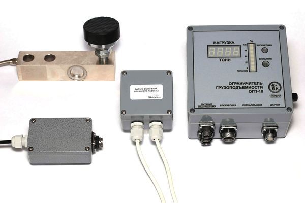 Ограничители грузоподъемности Техкранэнерго Ограничитель грузоподъемности ОГП-10 для кранов мостового типа(1 датчик)