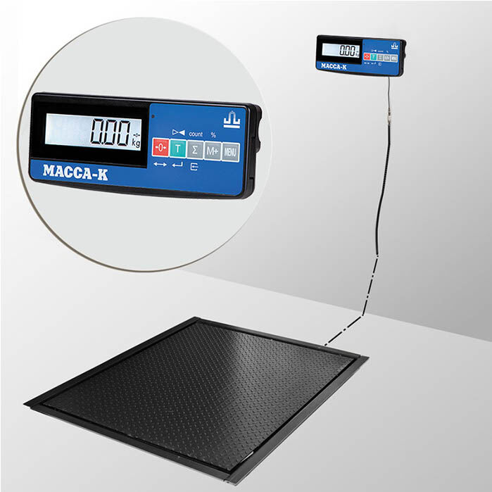 Платформенные весы МАССА-К Весы электронные 4D-PMF-12/10-1000-A(RUEW)