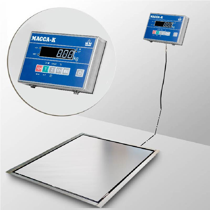 Платформенные весы МАССА-К Весы врезные 4D-PMF.S-12/10-1500-AB(RUEW)
