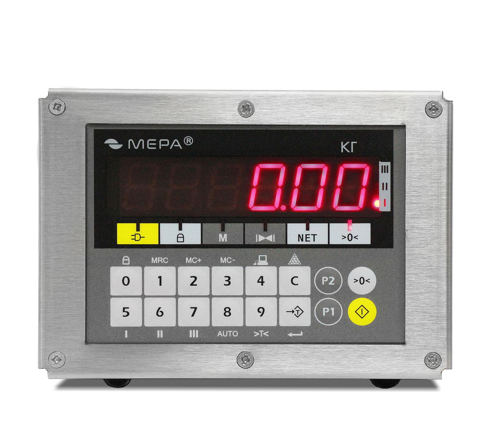 Весовые индикаторы МЕРА Весовой терминал ВТ-1А (IP-65) с антивандальным кронштейном