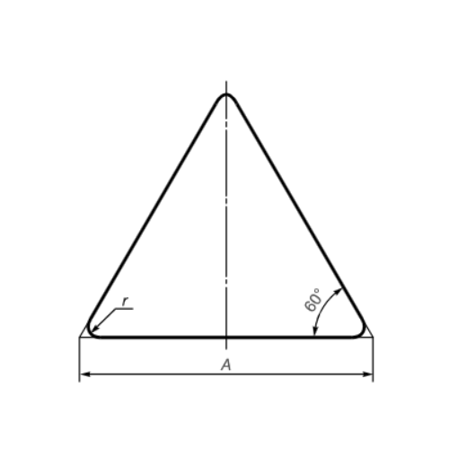 Корпус дорожного знака треугольного А=900 мм
