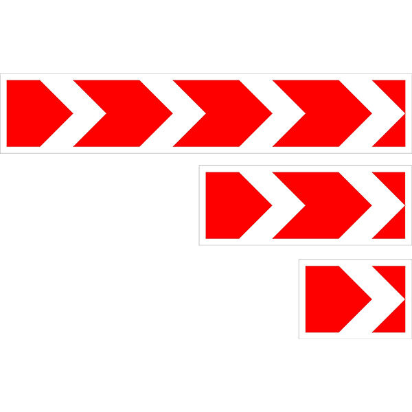 Дорожный знак Прямоугольный 1.34.1-1.34.3 615х500х2 мм