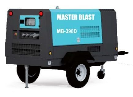 Винтовой компрессор Master Blast MB-390D-10+AC (дизельный с осушителем) Cummins