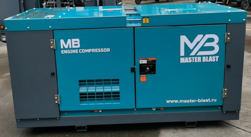 Винтовой компрессор Master Blast MB390B-10 (дизельный) Cummins