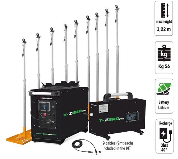 Мачта освещения TRIME X-Rail kit аккумуляторная, комплект Trime 1