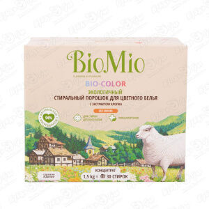 Стиральный порошок Bio-Mio для цветного белья 1.5 кг BIO-MIO