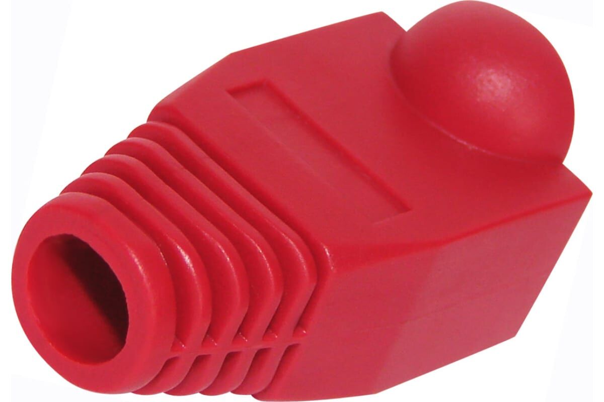 Колпачок пластиковый для штекера RJ-45 (красный) "Rexant" 2