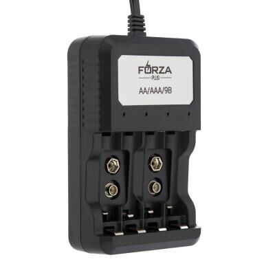 FORZA Зарядное устройство для аккумуляторов AA/AAA - до 4шт, кабель 70см, вилка 220в #3