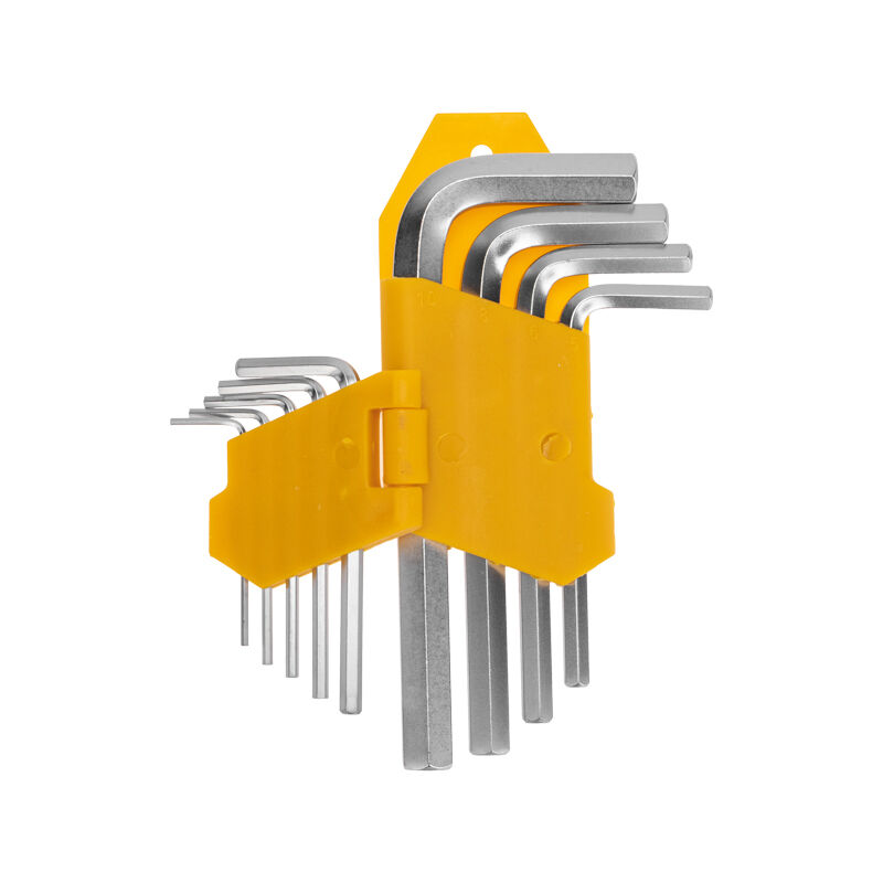 Набор ключей имбусовых 1,5-10 мм, CrV, 9 шт. HEX Kranz 3
