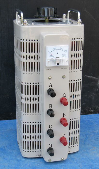 Лабораторный автотрансформатор (ЛАТР) Sassin TSGC-15 трёхфазный китай