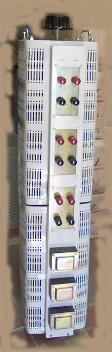 Лабораторный автотрансформатор (ЛАТР) Sassin TSGC-20 трёхфазный китай