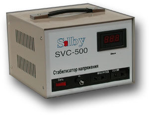 Стабилизатор напряжения однофазный электромеханический Solby SVC-500 (Solpi) solby